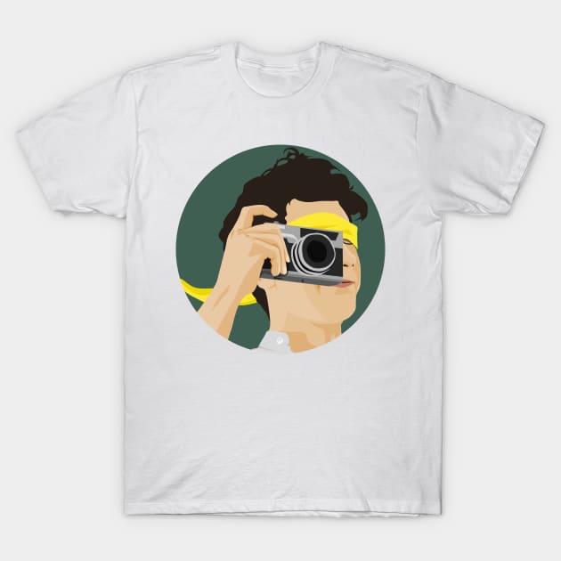 Jonathan Boho Days camera | Tick Tick Boom Movie T-Shirt by myorangerock